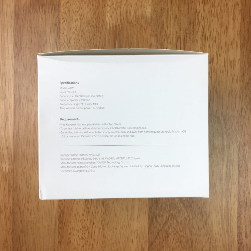 Koogeek A1W Environment Monitor (review)
