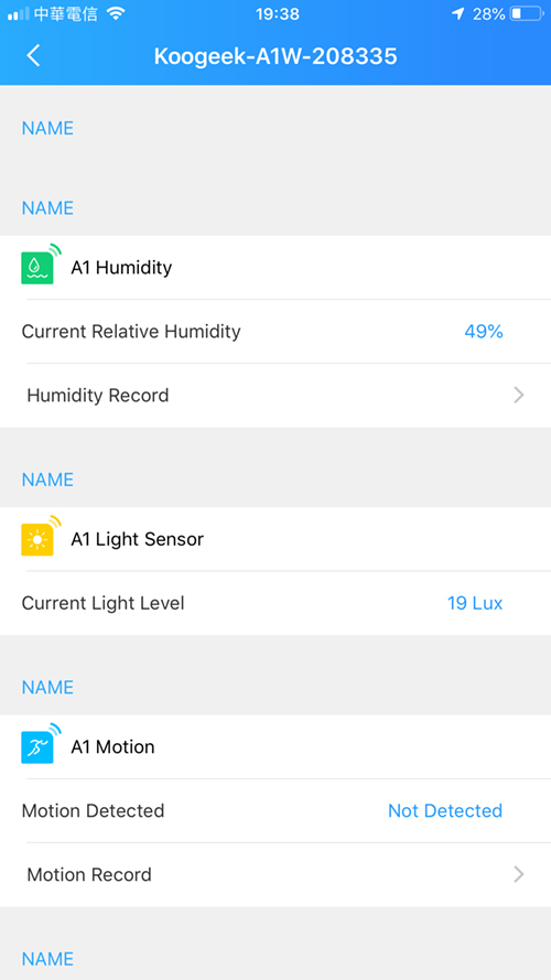 Koogeek A1W Environment Monitor (review)