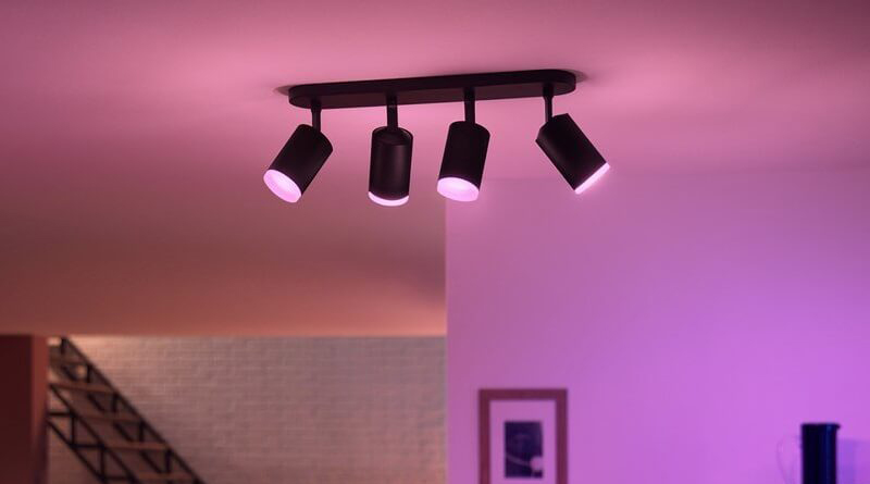 New spotlights for the Hue Fugato ceiling