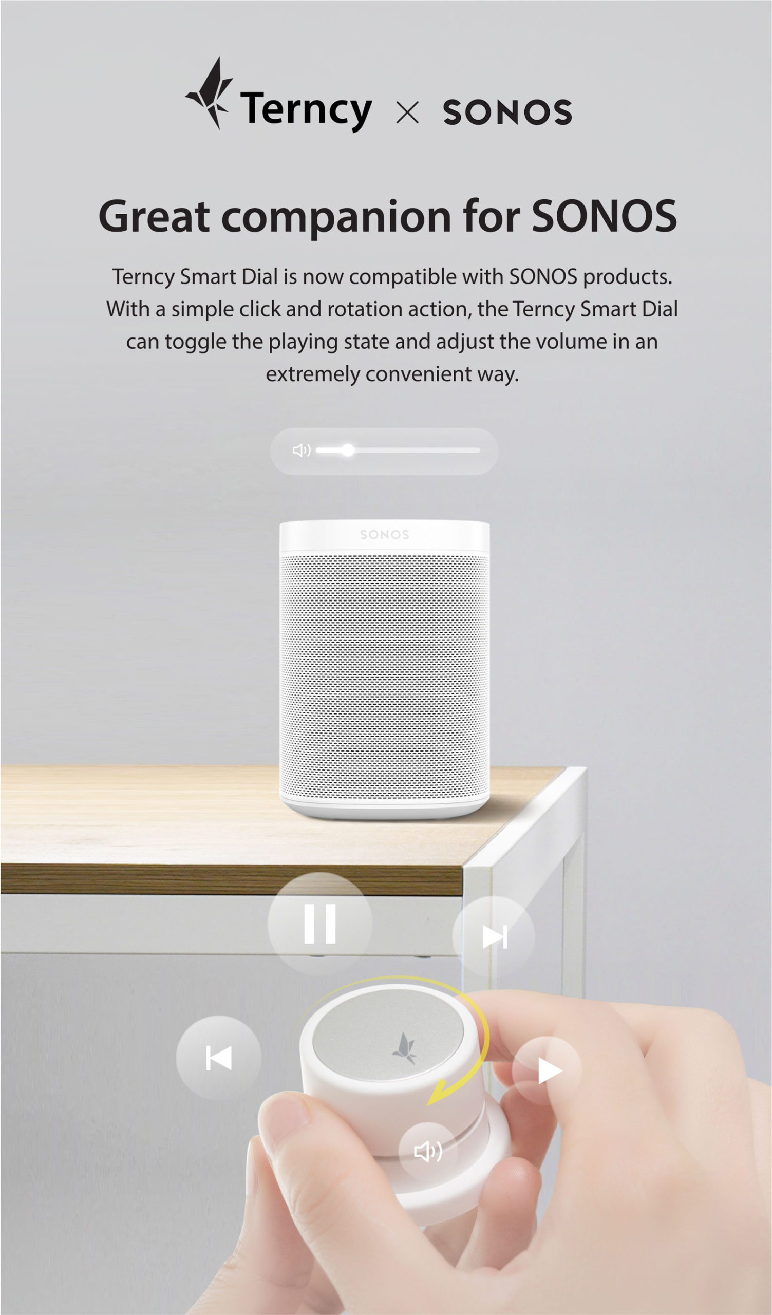 1576731472 873 Terncy Smart Dial Now Works With Sonos Speakers – Homekit