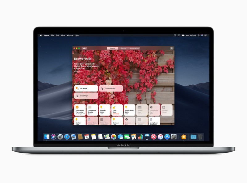 The startup application displayed on a Macbook running macOS Mojave
