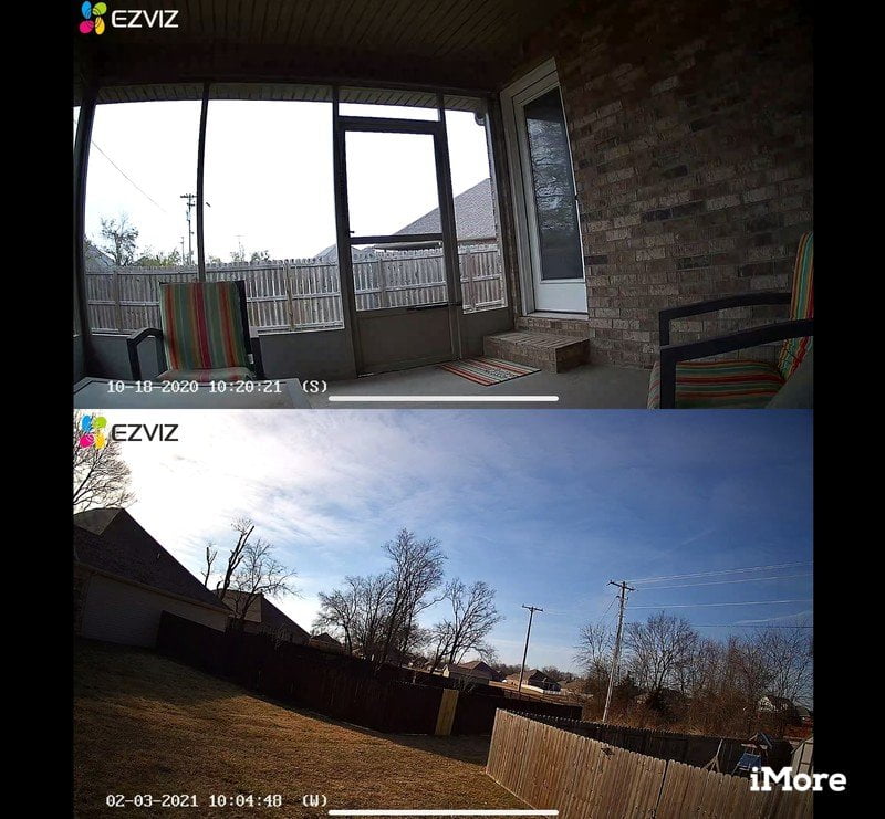 Ezviz C3x Outdoor Camera Review Day Views