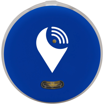 TrackR Pixel in blue