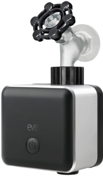 Eve Aqua hose valve controller on white background