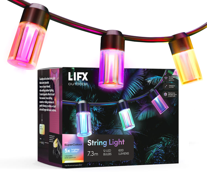 rewrite this title LIFX Release New Strings Lights for Australian