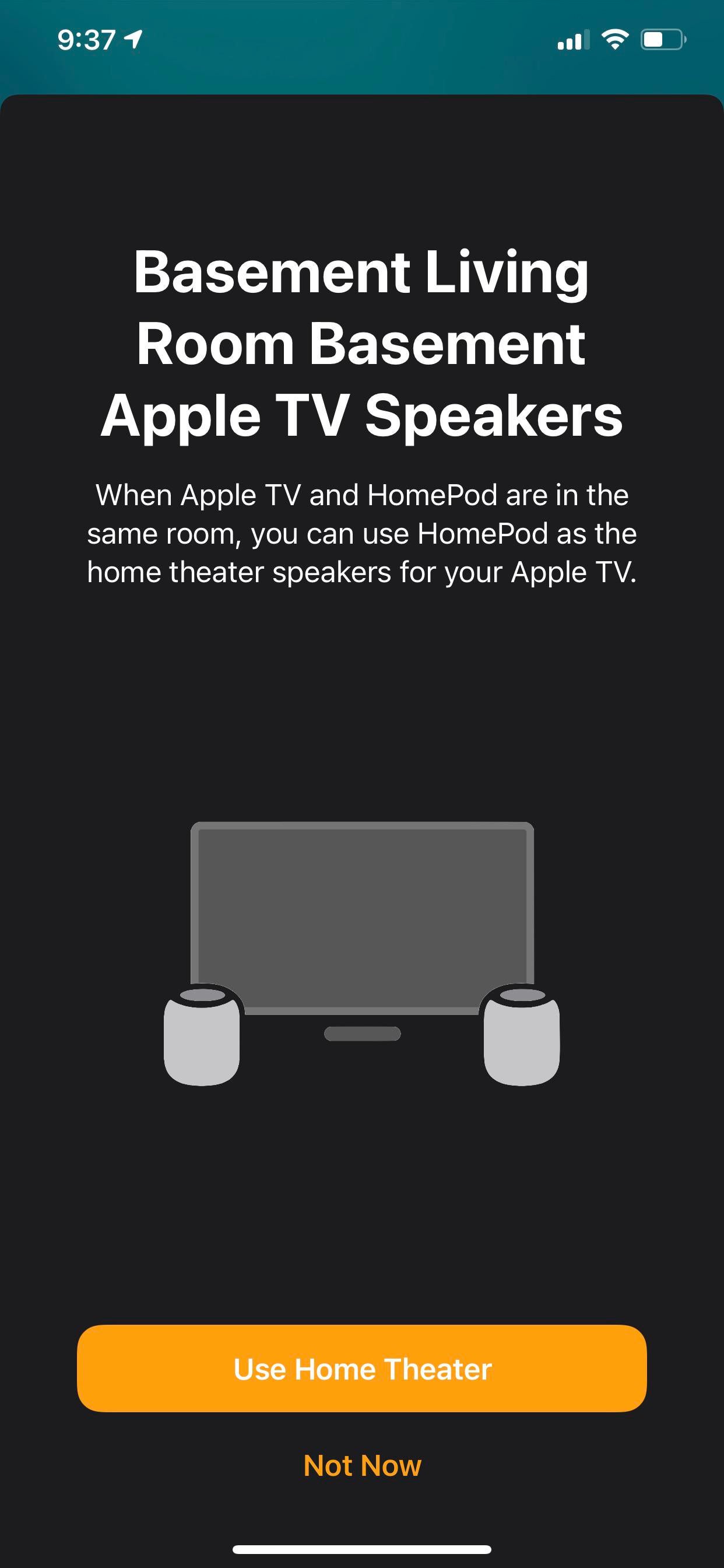 Apple TV Home Theatre