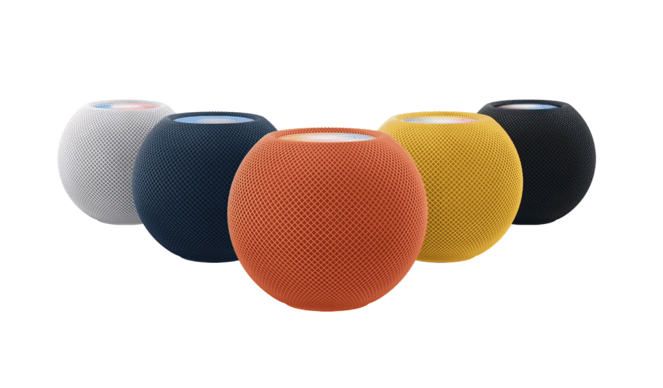 HomePod mini now also available in yellow, orange and blue