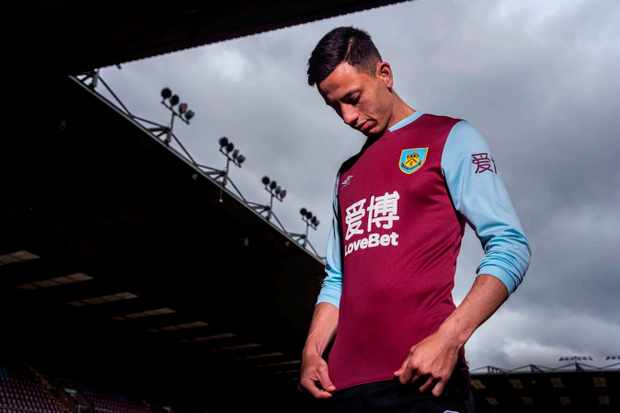 burnley home shirt