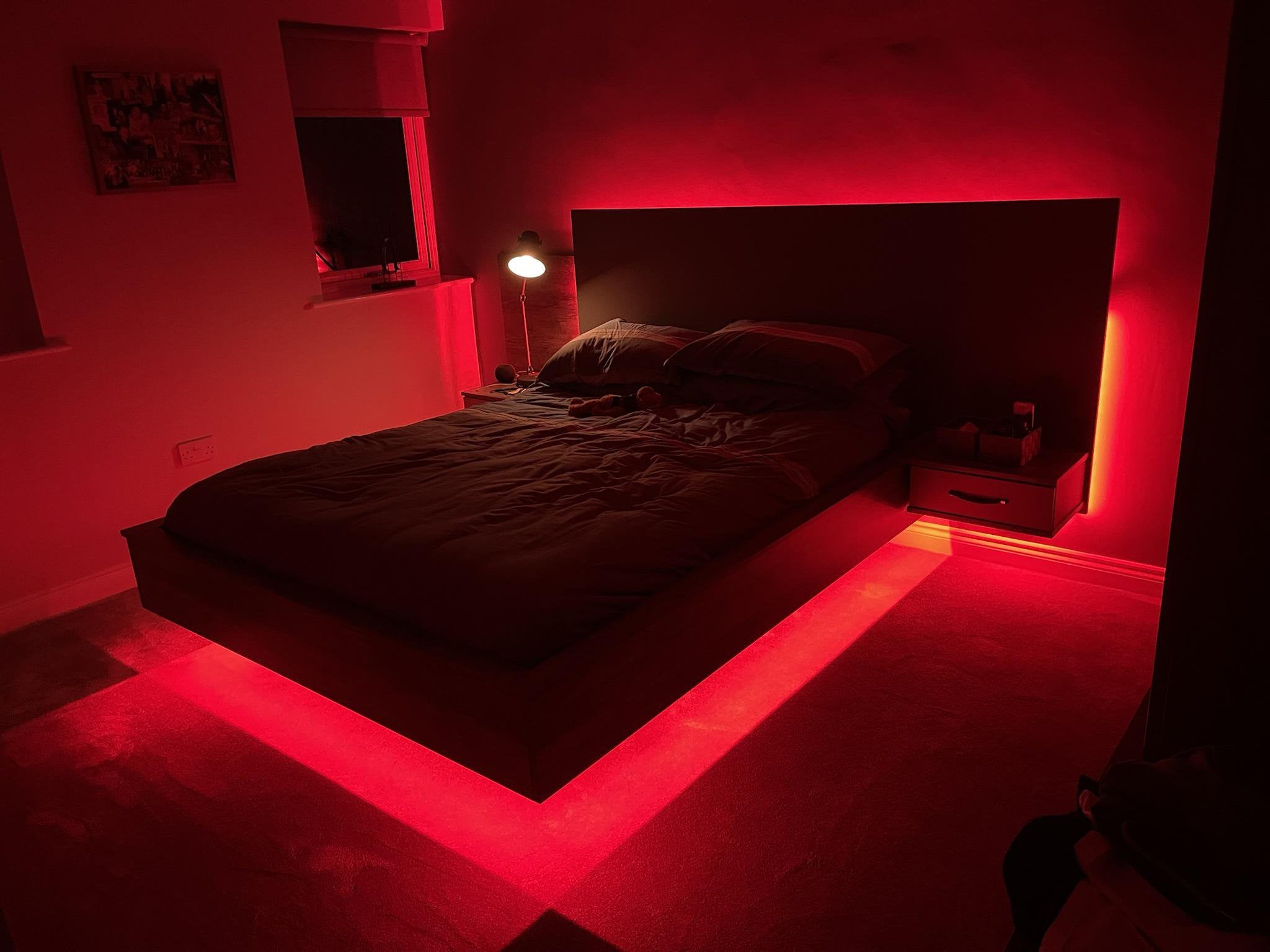 Finally I finished the lighting around my bed