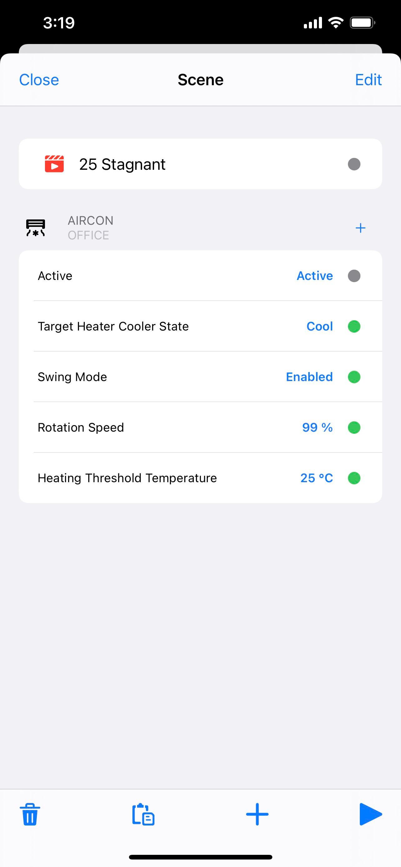 Help me with automation Basically when the thermostat reaches 23