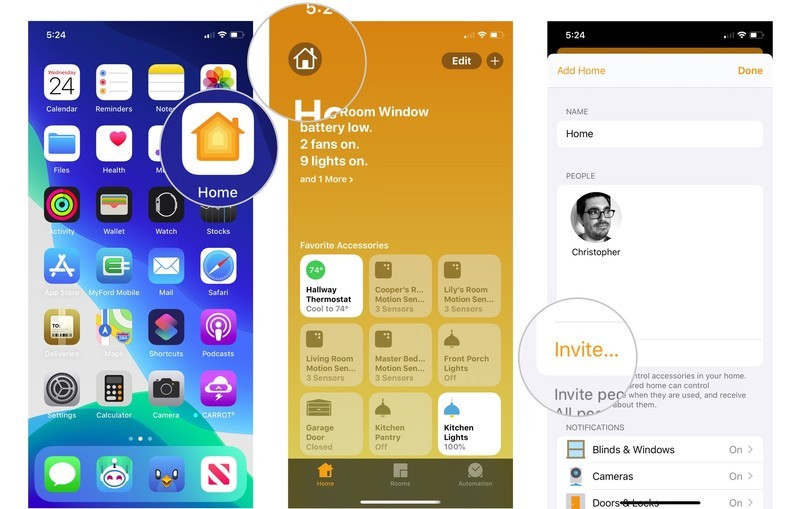 How to add users to your HomeKit home