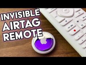 How to attach an Apple Airtag to the remote control • HomeKit Blog