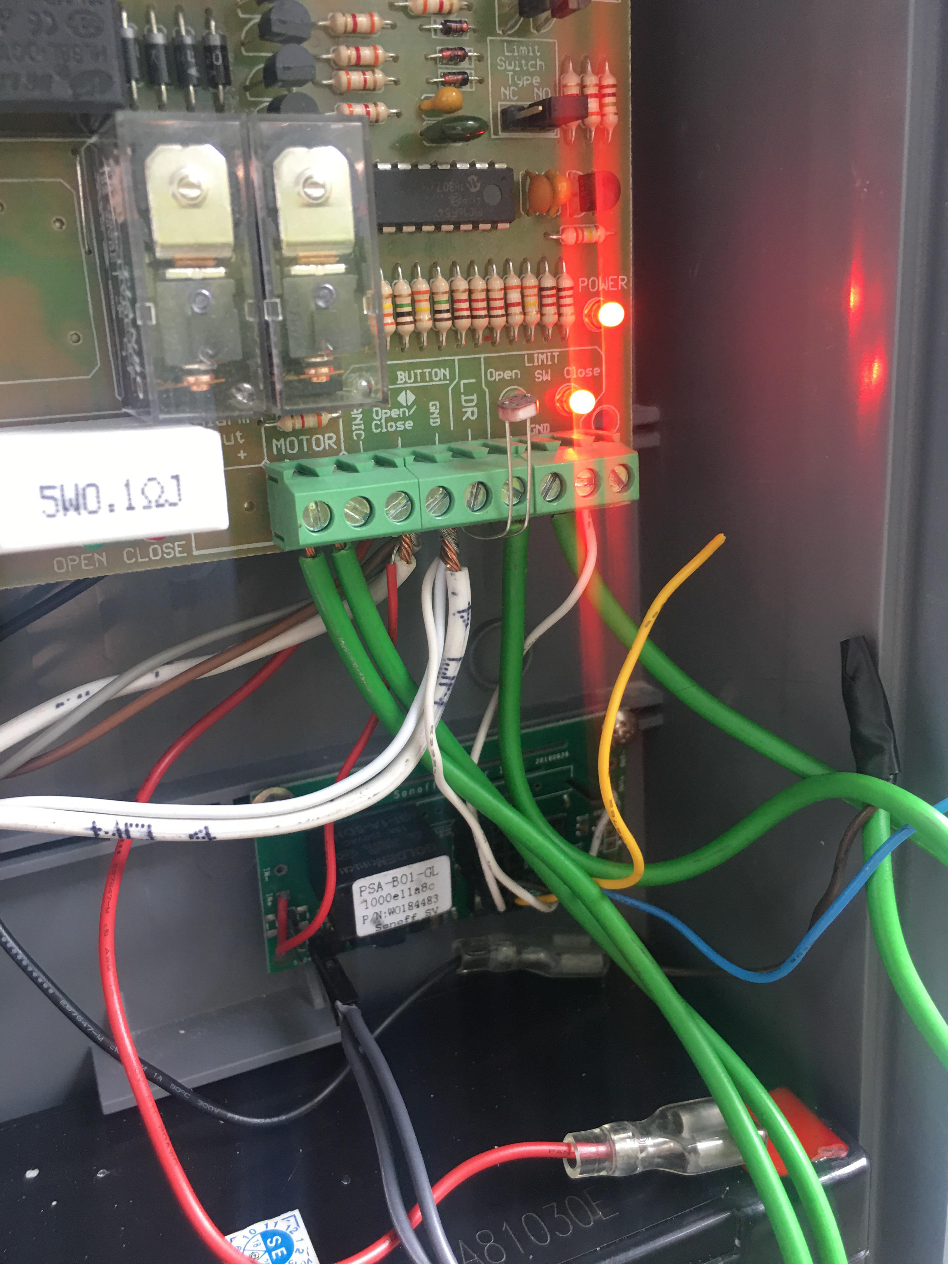 I managed to connect a lightning Sonoff SV with Ravensystem