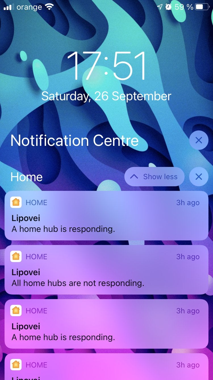 I noticed these notifications from the home app today. Ive