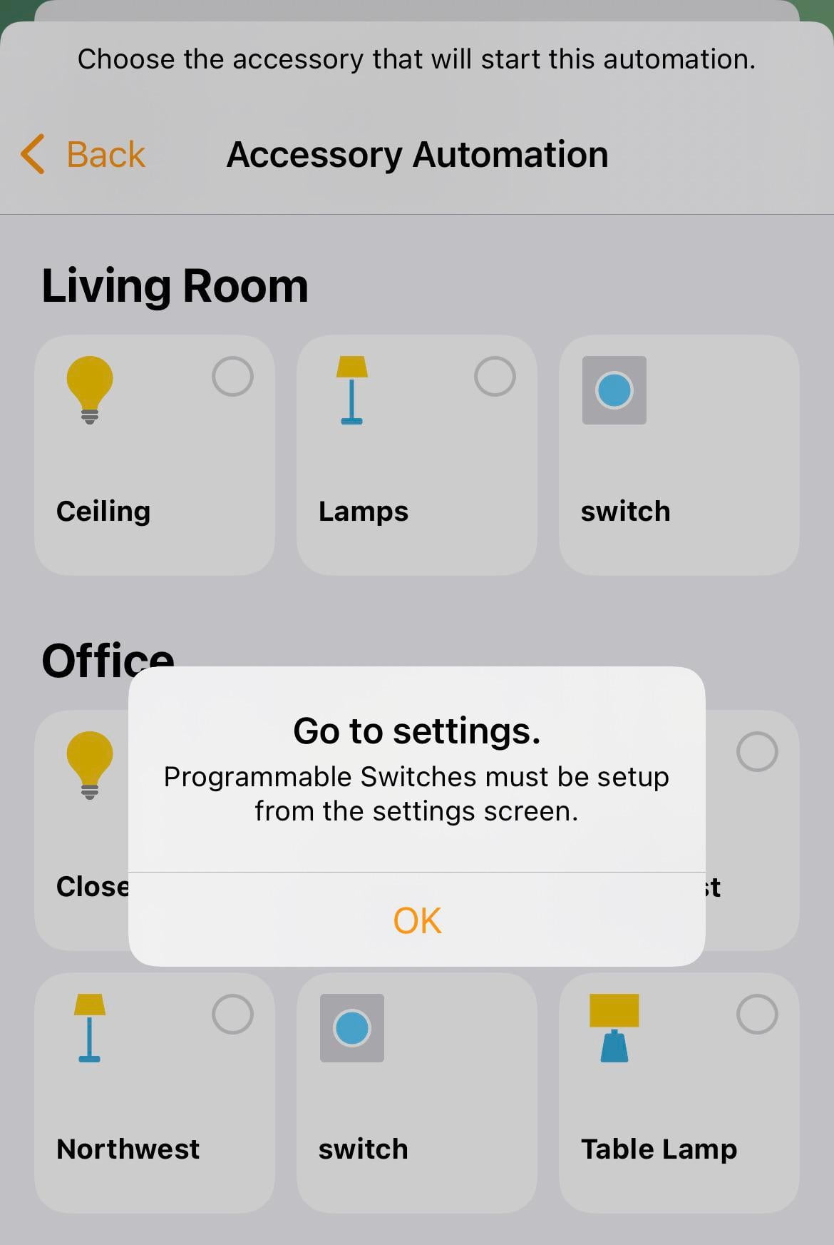 IOS 15 and Hue switches