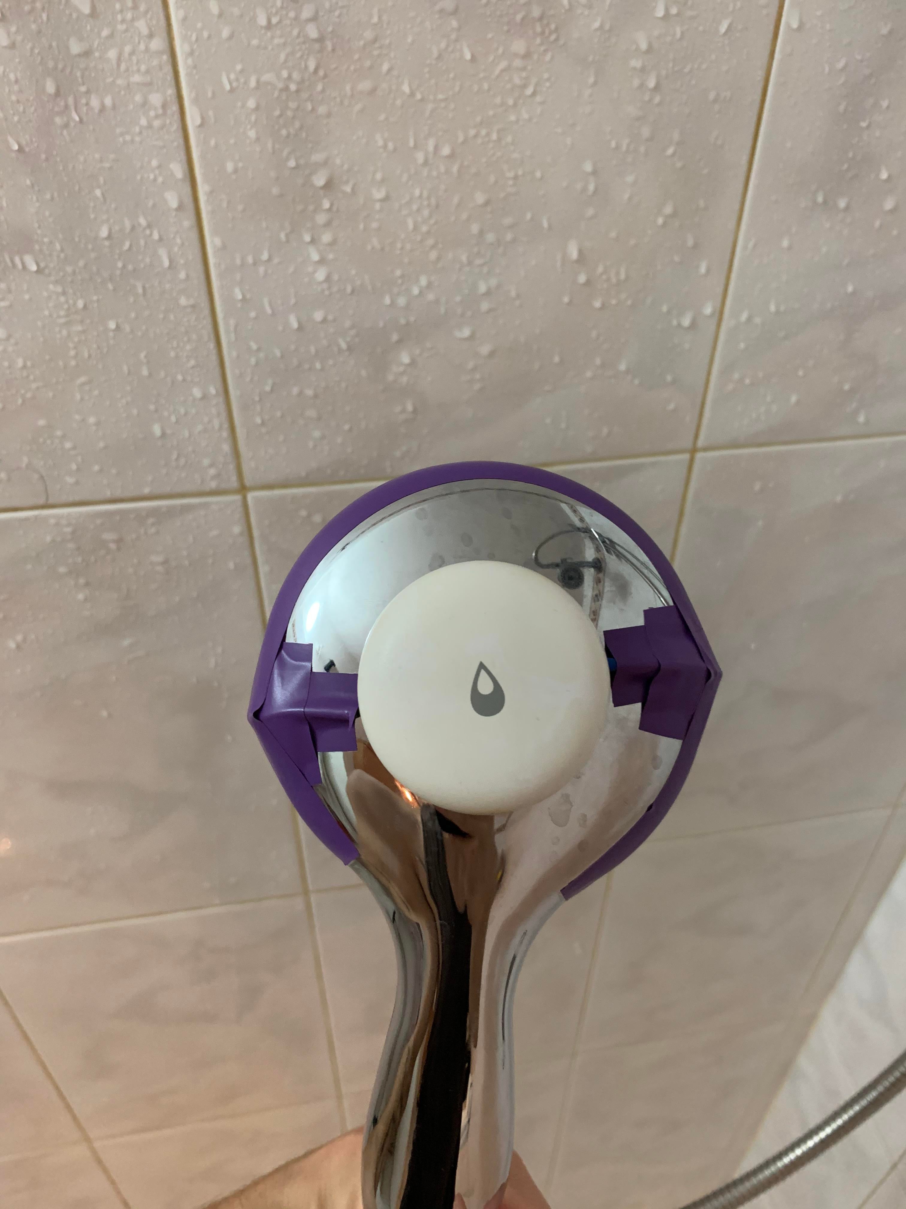 Made my shower head smart with Aqara leak detector