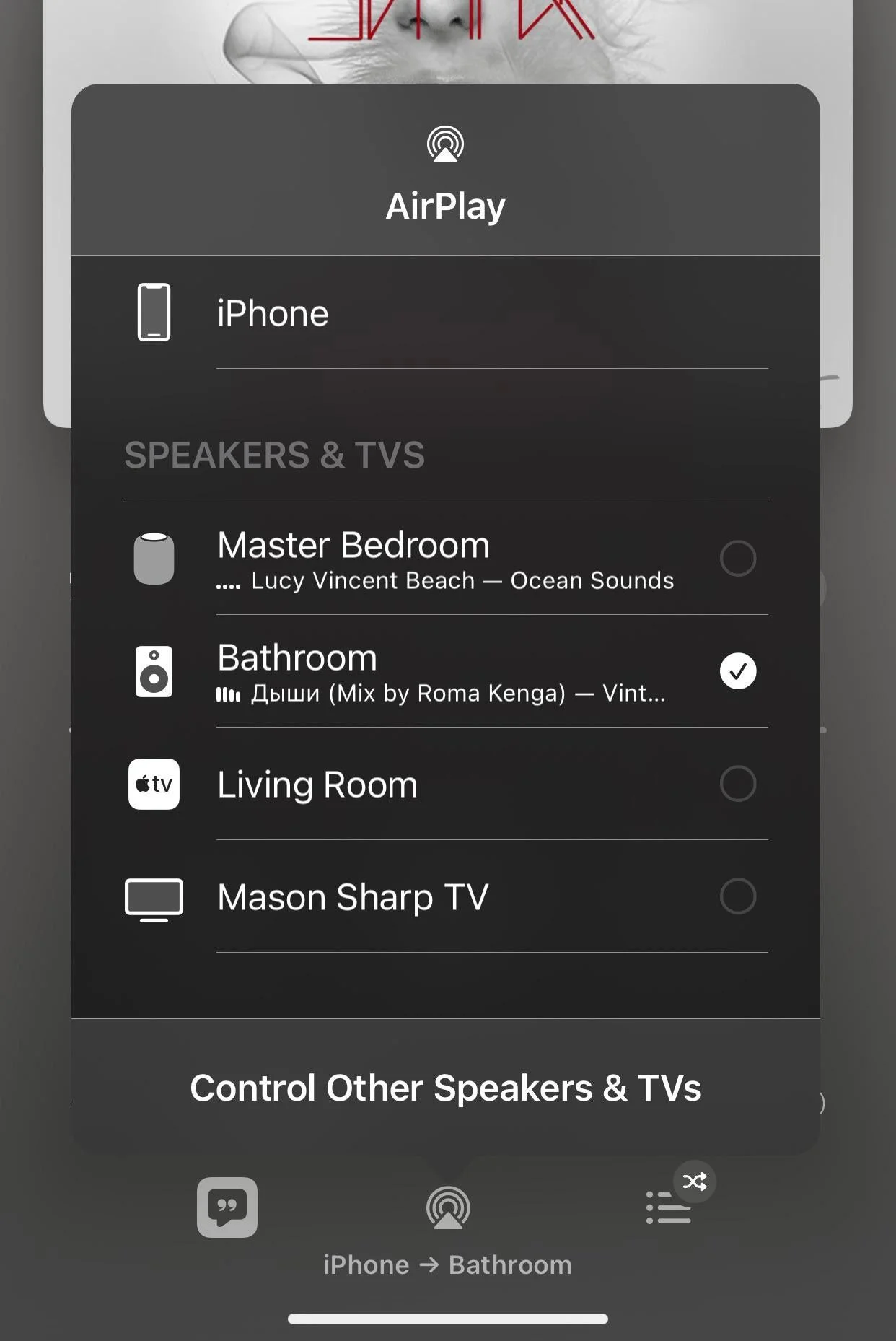 My Roku Sharp TV seems to accept Airplay now