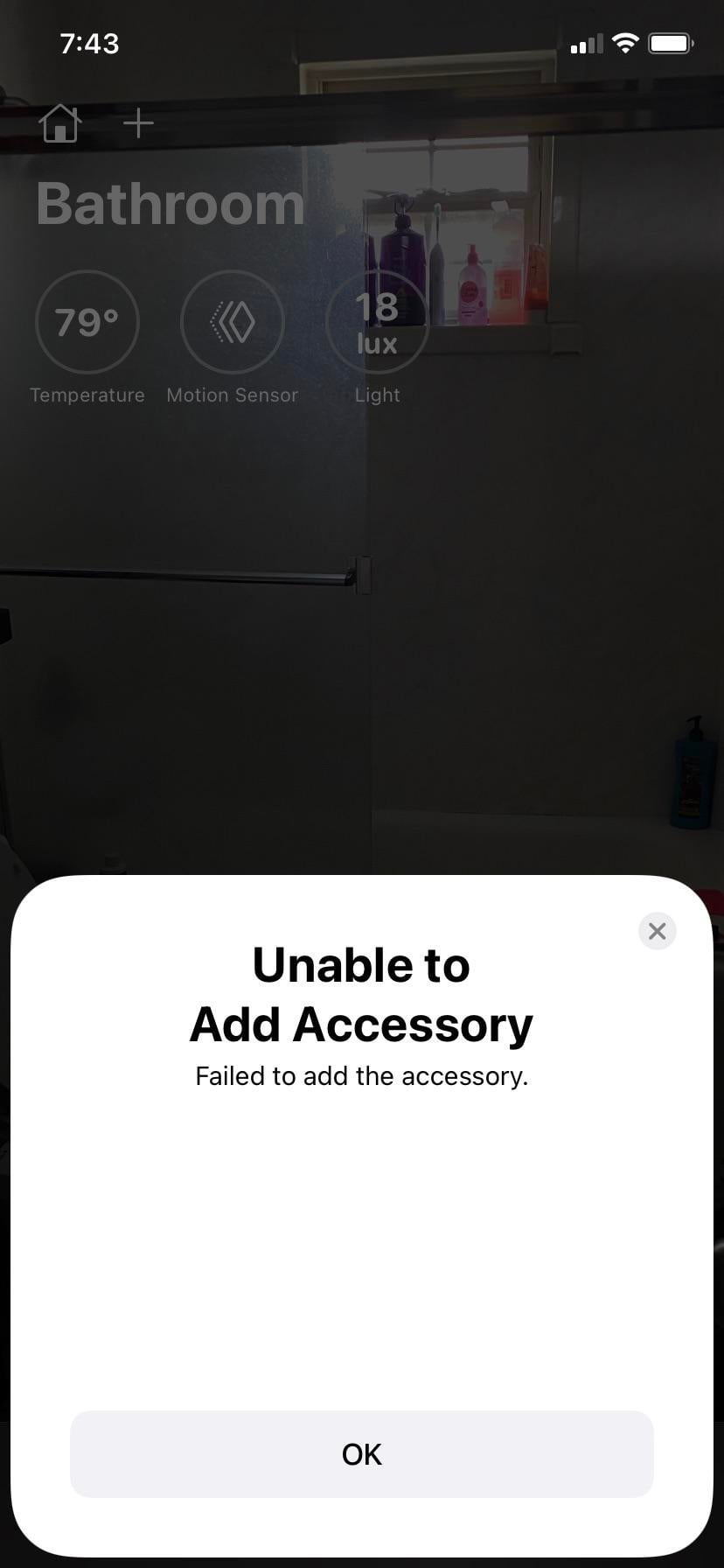 Nanoleaf Essentials Unable to add accessory