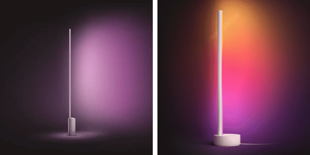 Philips Hue Gradient Signe multicolor floor and table lamp surfaced