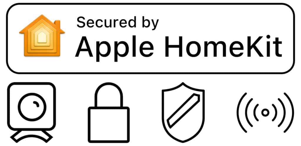 Secured by Apple HomeKit Stickers to print yourself