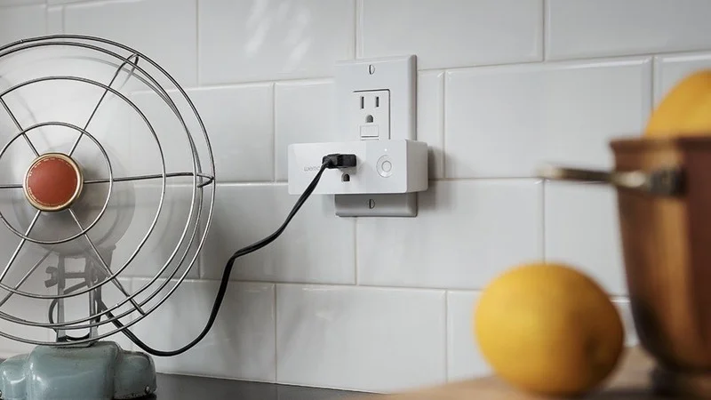 Wemo Mini smart plug in a kitchen setting